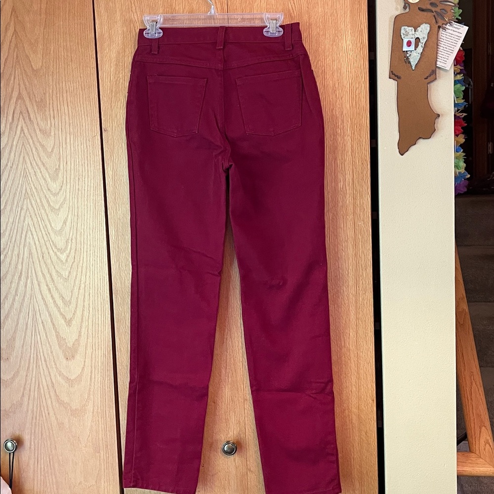 Vintage 90s Y2K Jeanology high waist straight leg colored denim jeans SIZE 4 EUC